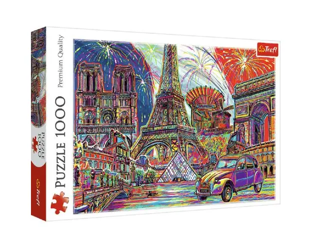 Puzzle 1000 trefl culorile parisului