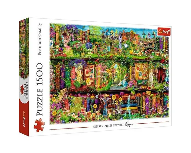Puzzle 1500. Fairy Bookcase Aimee Stewart