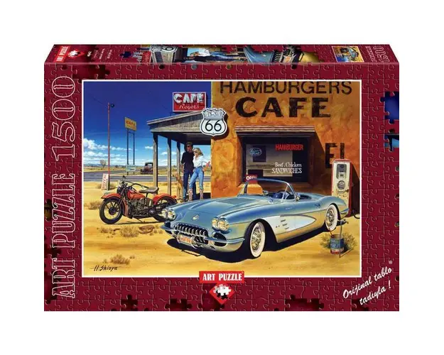 Puzzle 1500 piese - Arizona Caf&eacute;-HIROAKI SHIOYA