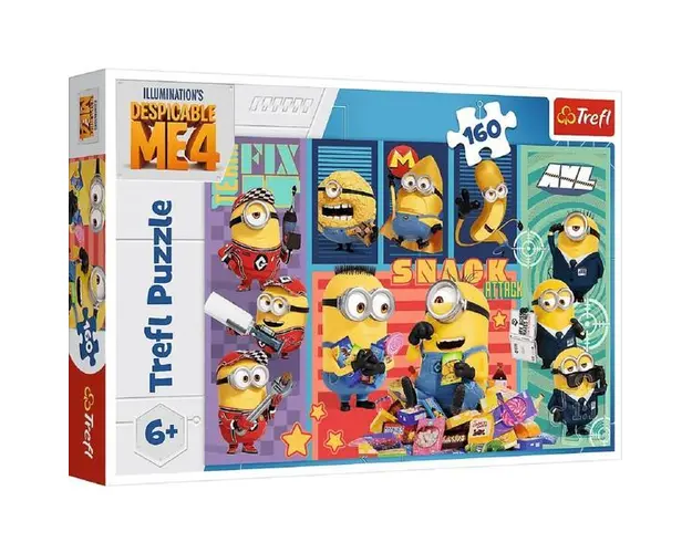 Puzzle 160: Despicable Me 4. Lumea Minionilor