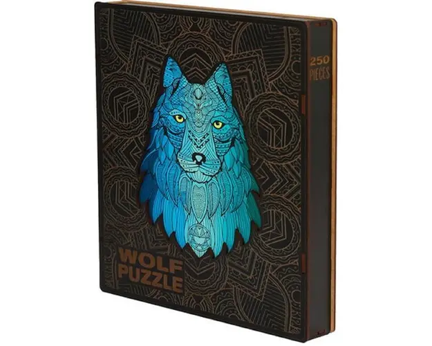 Puzzle 250 din lemn: Lup