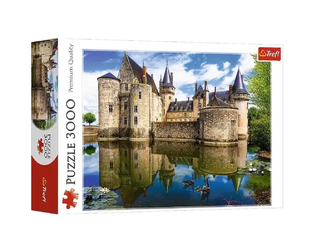 Puzzle 3000. Castelul Sully Sur Loire