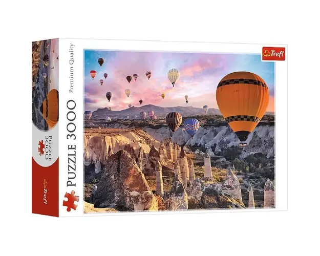 Puzzle 3000. In aer cu balonul