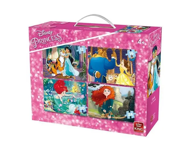 Puzzle 4 in 1, Princesses