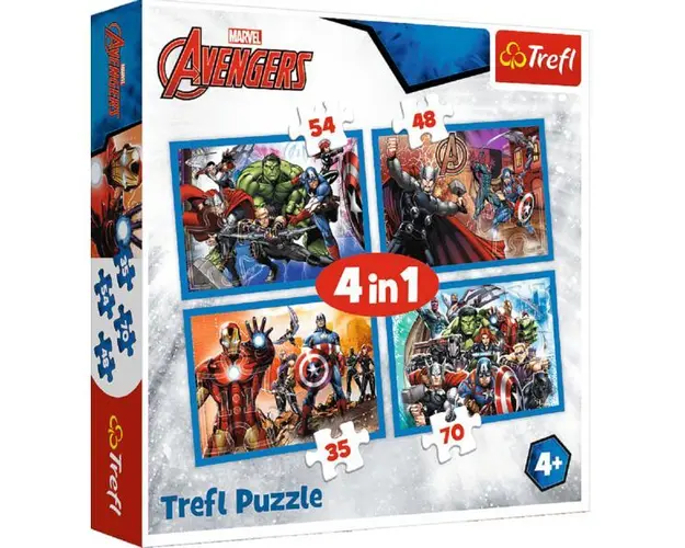 Puzzle 4 in 1. Razbunatorii neinfricati