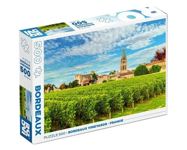 Puzzle 500: Bordeaux Vineyards. France