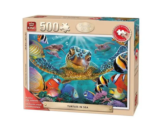 Puzzle 500 piese Turtles In The Sea