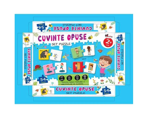 Puzzle 54. Cuvinte opuse