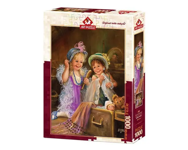 Puzzle Beauties In Attic, 1000 piese