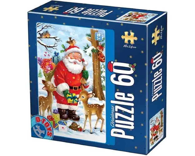 Puzzle Craciun 60. Albastru