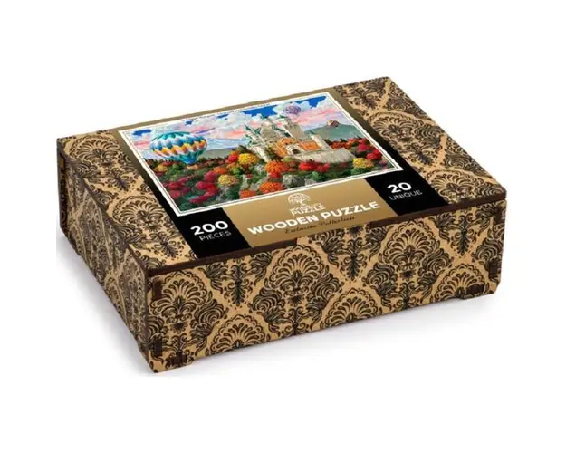 Puzzle din lemn 200 piese - Castelul Neuschwanstein
