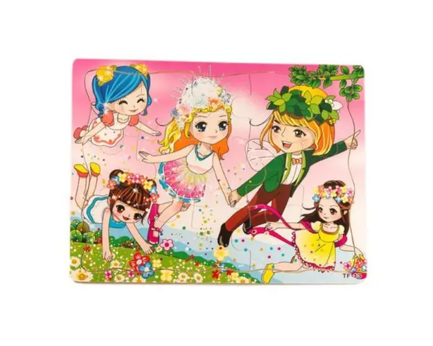 Puzzle din lemn, Zane, 7Toys