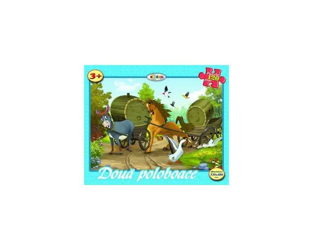 Puzzle - Doua poloboace (120 de piese) 3 ani+