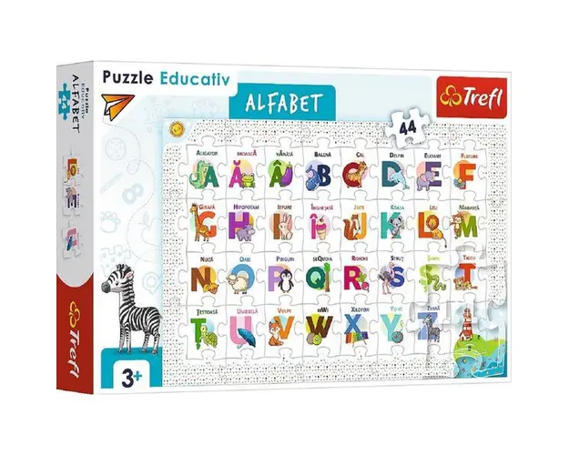 Puzzle educativ: Alfabetul
