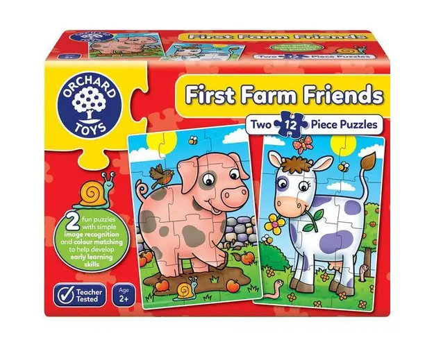 Puzzle First Farm Friends. Primii prieteni de la ferma