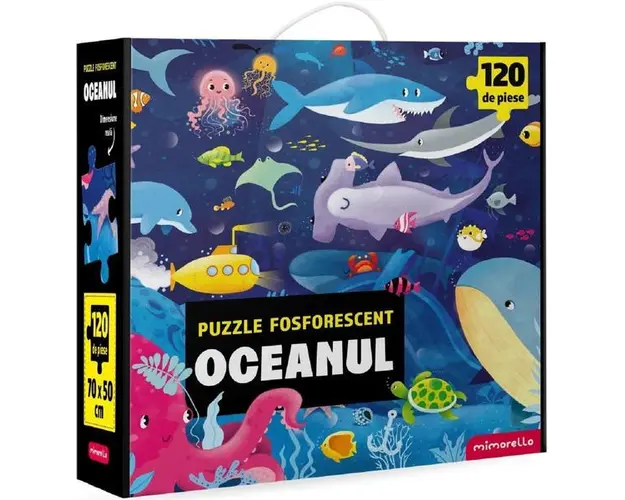 Puzzle fosforescent 120 piese. Oceanul