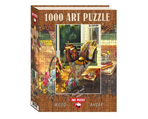 Puzzle lemn Summer Shade-Sandy Lynam Clough, 1000 piese