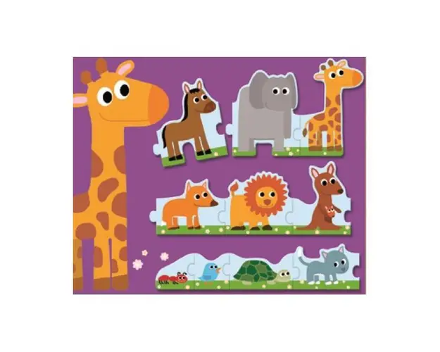 Puzzle, Petits et grands. Mic si mare