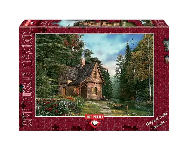Puzzle Woodland Cottage, 1500 piese