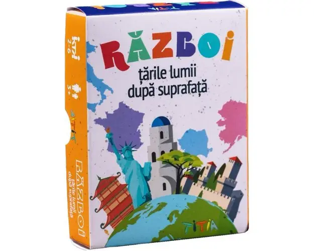 Razboi. Tarile lumii dupa suprafata. Joc de carti