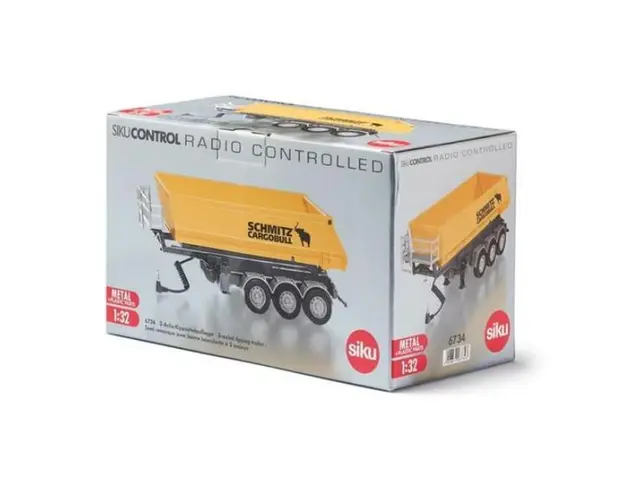 Remorca Schmitz cu 3 axe pentru cap tractor, Siku 6734