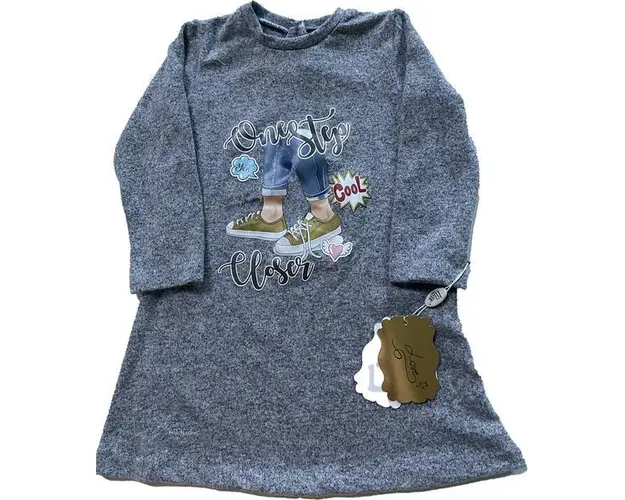 Rochita fetita culoarea gri marime 4 ani