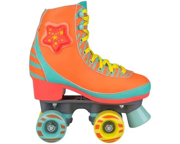 Role Quad Nijdam Led Star Zebra, marime 37-38 