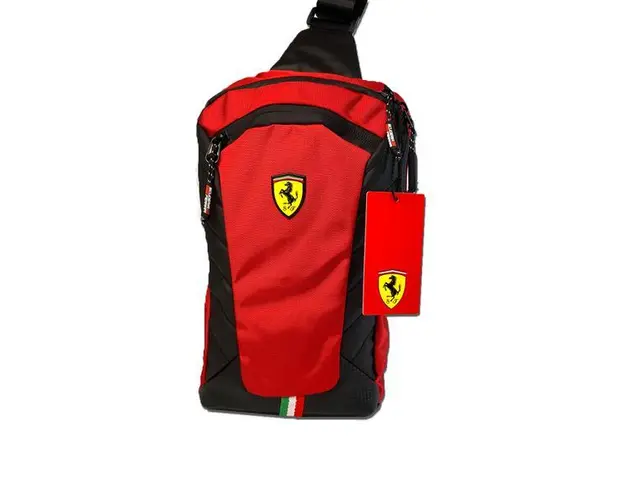 Rucsac crossbody Ferrari rosu