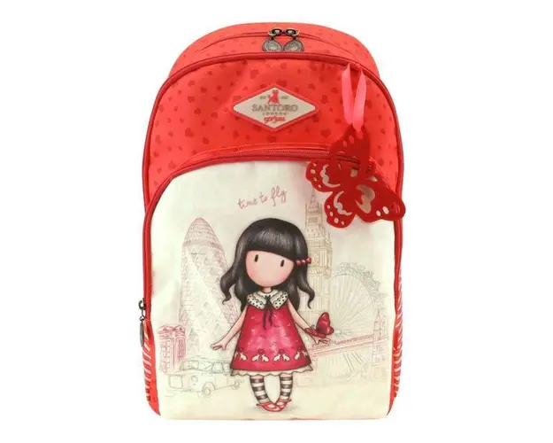 Rucsac Gorjuss Cityscape, Time To Fly, 44 x 29 x 14 cm