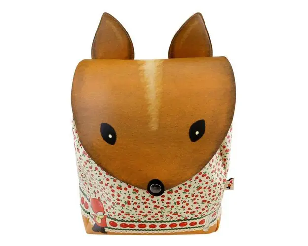 Rucsac gradinita Poppi Love, Squirrel, 26.5 x 26 x 10 cm