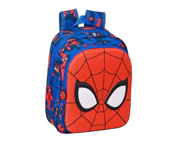 Rucsac pentru clasa zero 2 fermoare Spiderman