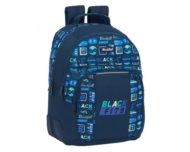 Rucsac scoala baieti BlackFit8 Logos