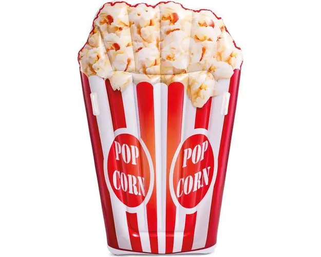 Saltea gonflabila pentru plaja, Popcorn, Intex, 178 - 124 cm, 58779