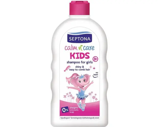 Sampon pentru Fetite - Septona Calm'n'Care Kids Shampoo for Girls, 500 ml