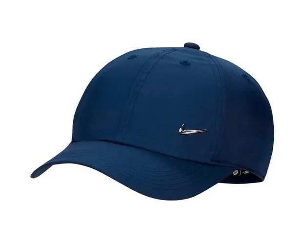 Sapca copii Nike Dri-FIT Club Unstructured Metal Swoosh FB5064-410, Marime universala, Albastru