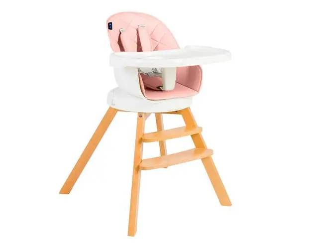 Scaun de masa 3 in 1 Juju Eat&amp;Twist, Roz