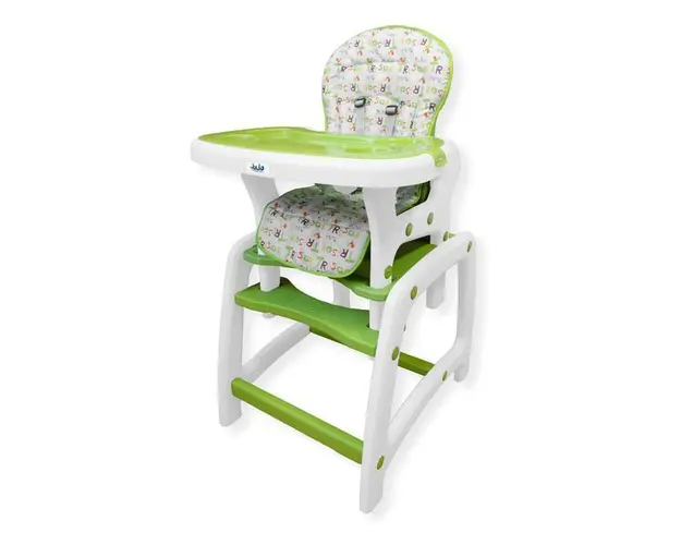 Scaun de masa Juju Eat&amp;Play, Verde