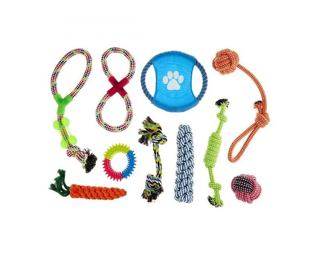 Set 10 x Jucarie caini - Relaxdays