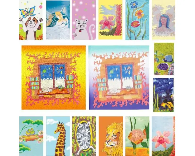 Set 16 carnete Aleator 2, doua carnete cartonate 10 x 10 cm, 100 foi dictando si albe si 14 carnetele de buzunar 5 x 8,3 cm, 100 foi veline