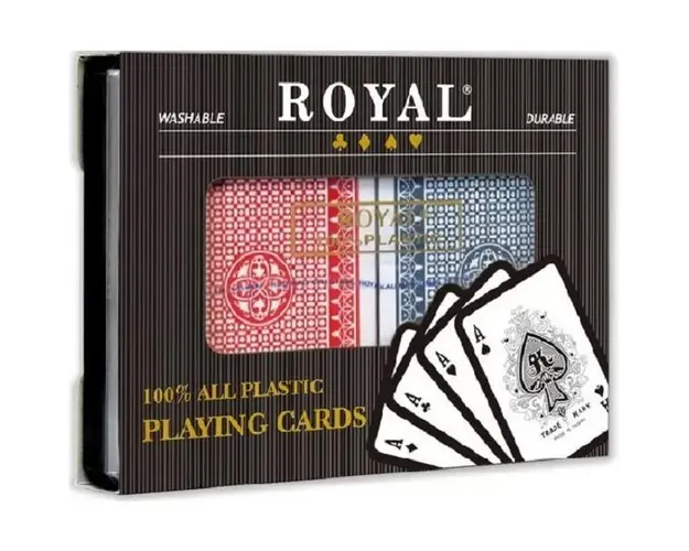 Set 2 pachete: Carti de joc Royal