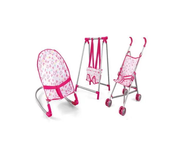 Set 3 piese pentru papusi Baby Play House-8848-8A 