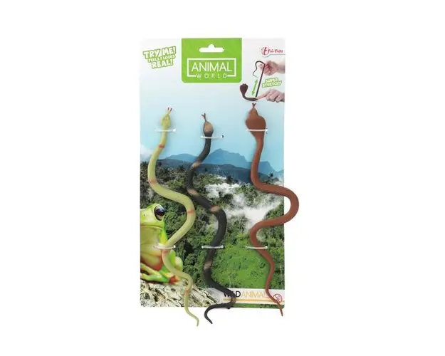 Set 3 serpi elastici, 34 cm, 7Toys