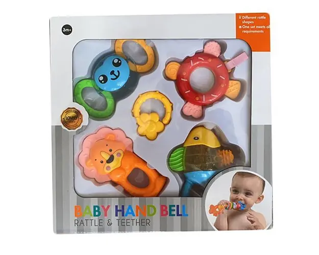 Set 4 jucarii zornaitori bebe, 7Toys