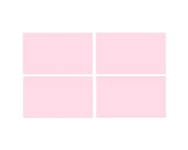 Set 40 Etichete autoadezive dreptunghiulare, roz, 7 x 12 cm