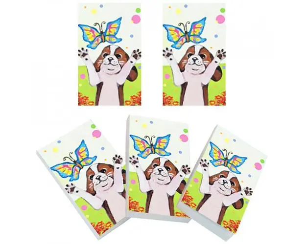 Set 5 carnetele de buzunar Azorel, 5 x 8 cm, 100 foi veline