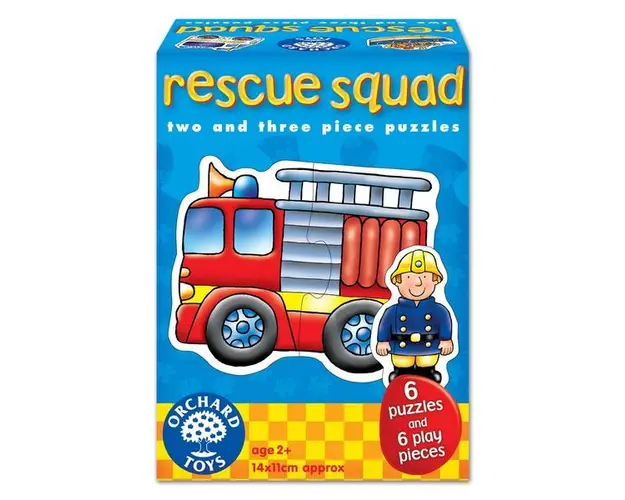 Set 6 Puzzle Echipa De Salvare (2 Si 3 Piese) - Rescue Squad