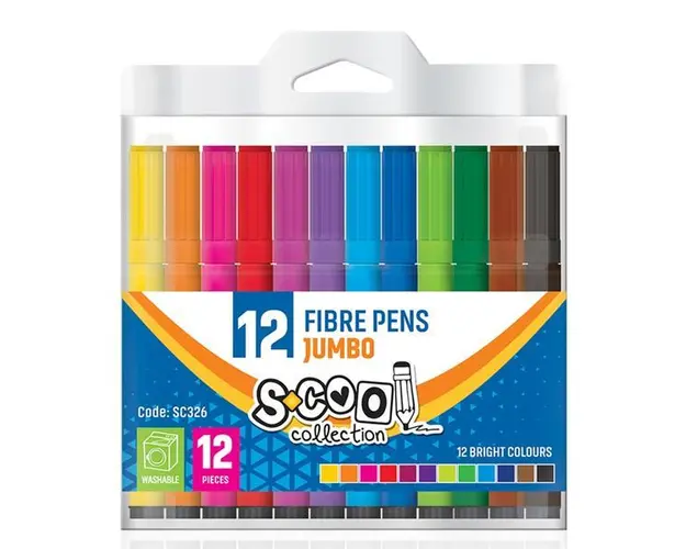 Set carioca Jumbo, 12 buc/set, 7Toys
