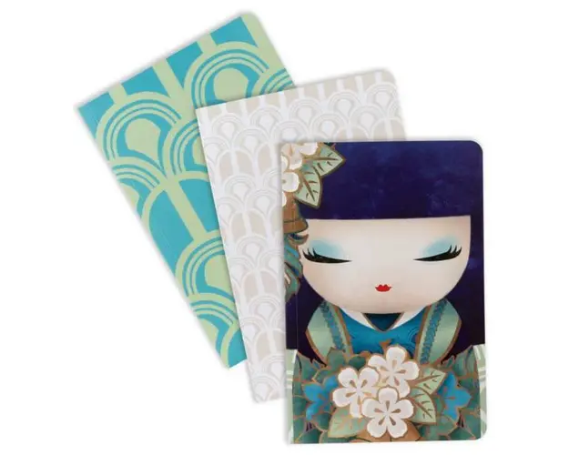 Set de 3 carnetele colectia Kimmidoll MASAYO