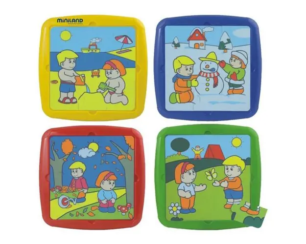 Set de 4 puzzle, Activitati de sezon