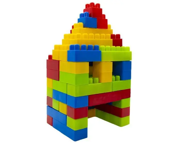 Set de constructie, cuburi, 130 piese,7Toys